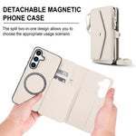 Portafoglio multifunzionale con custodia per telefono in pelle rimovibile e cordino., For Samsung Galaxy S25 5G, For Samsung Galaxy S25+ 5G, For Samsung Galaxy S25 Ultra 5G, For Samsung Galaxy S24 FE 5G