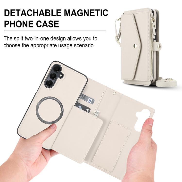 Portafoglio multifunzionale con custodia per telefono in pelle rimovibile e cordino., For Samsung Galaxy S23+ 5G, For Samsung Galaxy S23 5G, For Samsung Galaxy S22 Ultra 5G, For Samsung Galaxy S22+ 5G