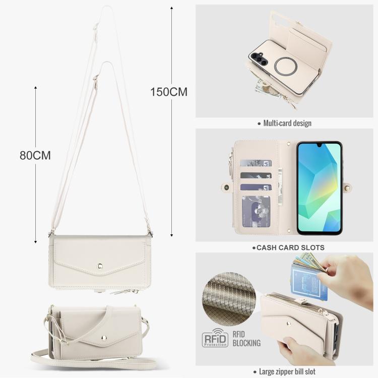 Portafoglio multifunzionale con custodia per telefono in pelle rimovibile e cordino., For Samsung Galaxy S23+ 5G, For Samsung Galaxy S23 5G, For Samsung Galaxy S22 Ultra 5G, For Samsung Galaxy S22+ 5G