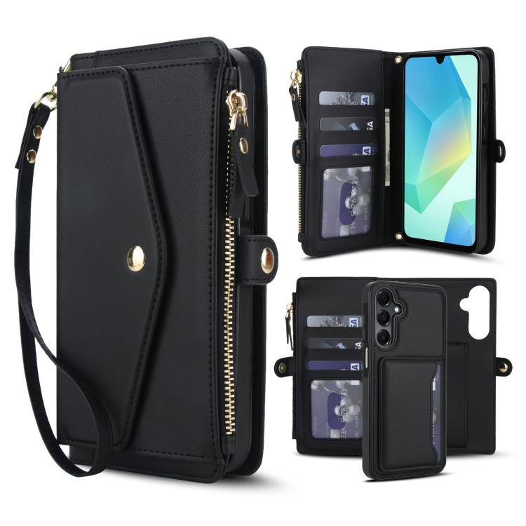 Portafoglio multifunzionale con custodia per telefono in pelle rimovibile e cordino., For Samsung Galaxy S23+ 5G, For Samsung Galaxy S23 5G, For Samsung Galaxy S22 Ultra 5G, For Samsung Galaxy S22+ 5G