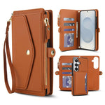 Portafoglio multifunzionale con custodia per telefono in pelle rimovibile e cordino., For Samsung Galaxy S26+ 5G, For Samsung Galaxy S26 Ultra 5G, For Samsung Galaxy S26 5G, For Samsung Galaxy S25 Edge 5G
