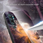 Custodia protettiva in vetro con motivo in marmo, For Xiaomi Mi Note 10, For Xiaomi Mi CC9 / A3 Lite, For Xiaomi Redmi 9A
