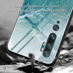 Custodia protettiva in vetro con motivo in marmo, For Xiaomi Mi Note 10, For Xiaomi Mi CC9 / A3 Lite, For Xiaomi Redmi 9A