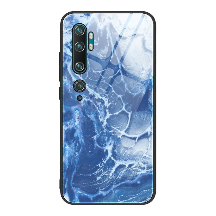 Custodia protettiva in vetro con motivo in marmo, For Xiaomi Mi Note 10, For Xiaomi Mi CC9 / A3 Lite, For Xiaomi Redmi 9A