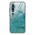 Custodia protettiva in vetro con motivo in marmo, For Xiaomi Mi Note 10, For Xiaomi Mi CC9 / A3 Lite, For Xiaomi Redmi 9A