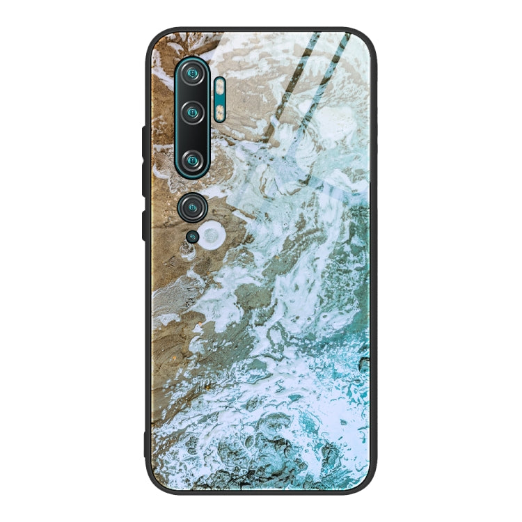 Custodia protettiva in vetro con motivo in marmo, For Xiaomi Mi Note 10, For Xiaomi Mi CC9 / A3 Lite, For Xiaomi Redmi 9A