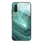 Custodia protettiva in vetro con motivo in marmo, For Xiaomi Mi Note 10, For Xiaomi Mi CC9 / A3 Lite, For Xiaomi Redmi 9A