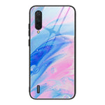 Custodia protettiva in vetro con motivo in marmo, For Xiaomi Mi Note 10, For Xiaomi Mi CC9 / A3 Lite, For Xiaomi Redmi 9A