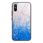 Custodia protettiva in vetro con motivo in marmo, For Xiaomi Mi Note 10, For Xiaomi Mi CC9 / A3 Lite, For Xiaomi Redmi 9A