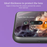 Custodia protettiva in vetro con motivo in marmo, For Xiaomi Redmi K20 / K20 Pro / Mi 9T, For Xiaomi Redmi Note 9, For Xiaomi Redmi Note 9S / Note 9 Pro