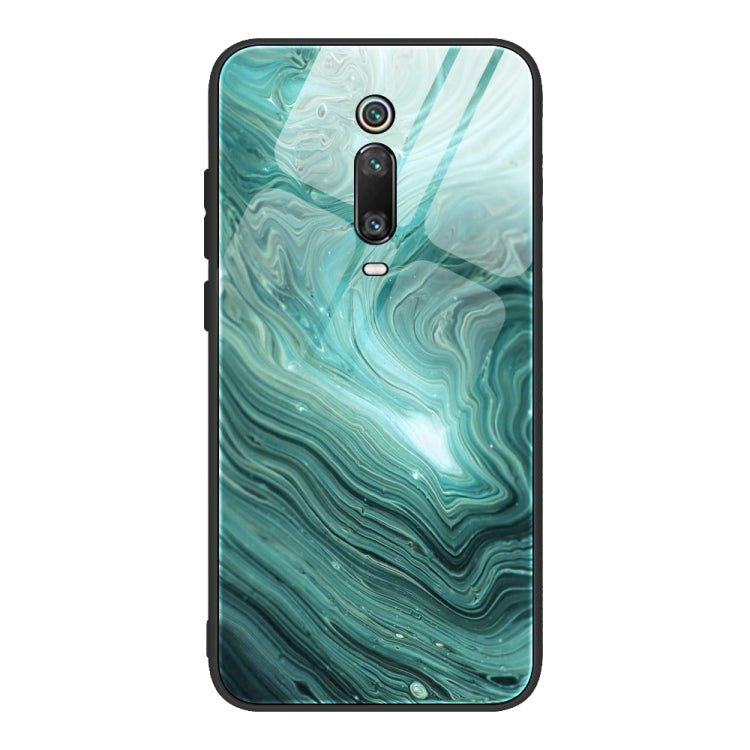 Custodia vetro con motivo marmo per Xiaomi Redmi Note 9