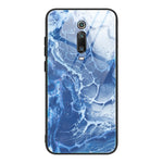 Custodia vetro con motivo marmo per Xiaomi Redmi Note 9