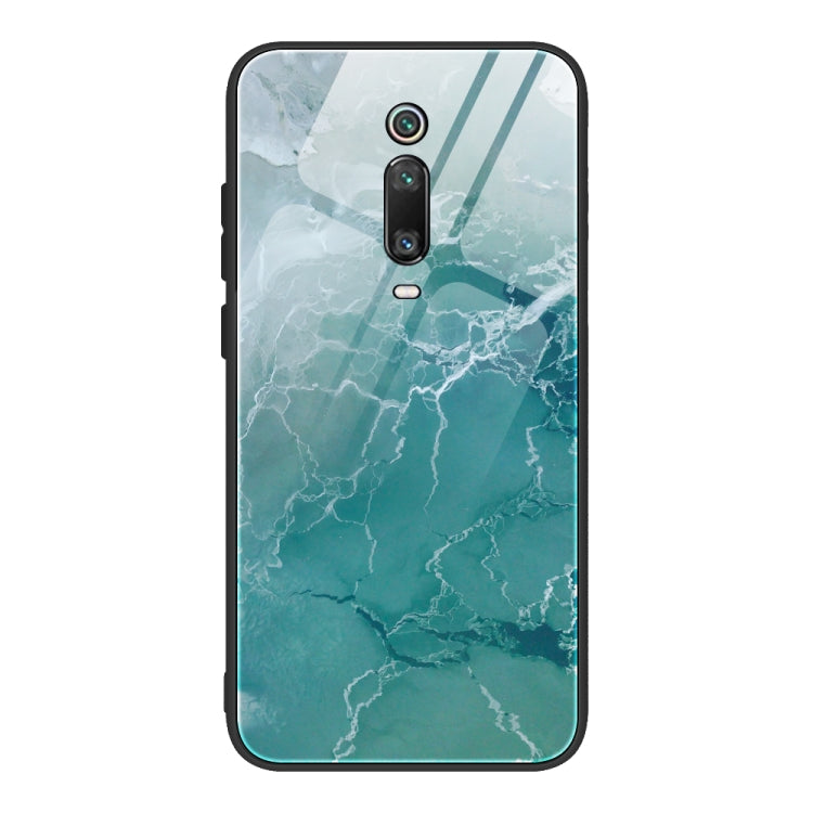 Custodia vetro con motivo marmo per Xiaomi Redmi Note 9