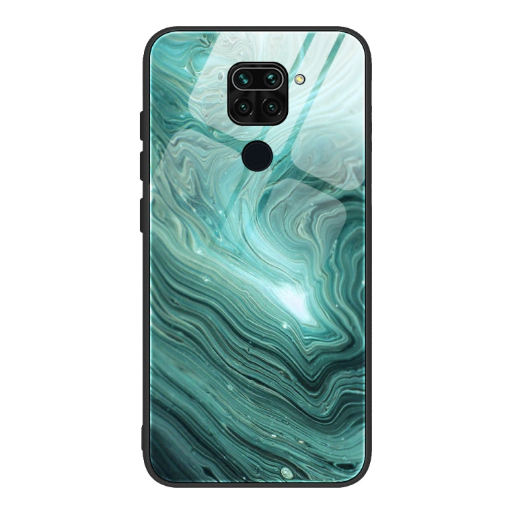 Custodia vetro con motivo marmo per Xiaomi Redmi Note 9