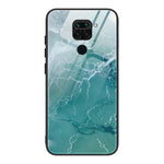 Custodia vetro con motivo marmo per Xiaomi Redmi Note 9