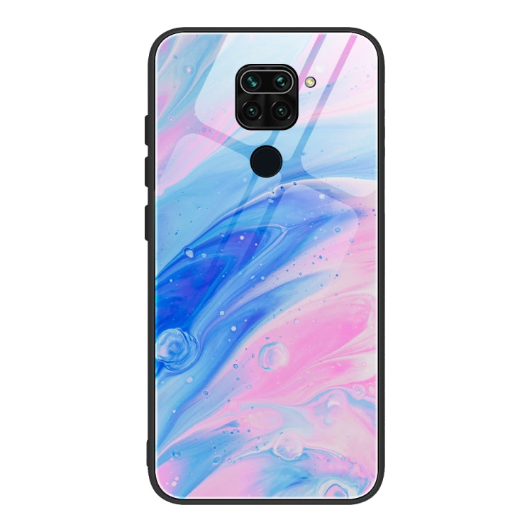 Custodia vetro con motivo marmo per Xiaomi Redmi Note 9