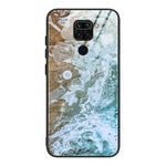 Custodia vetro con motivo marmo per Xiaomi Redmi Note 9