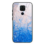 Custodia vetro con motivo marmo per Xiaomi Redmi Note 9