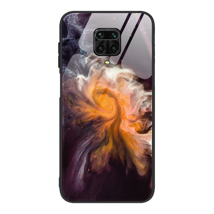 Custodia vetro con motivo marmo per Xiaomi Redmi Note 9