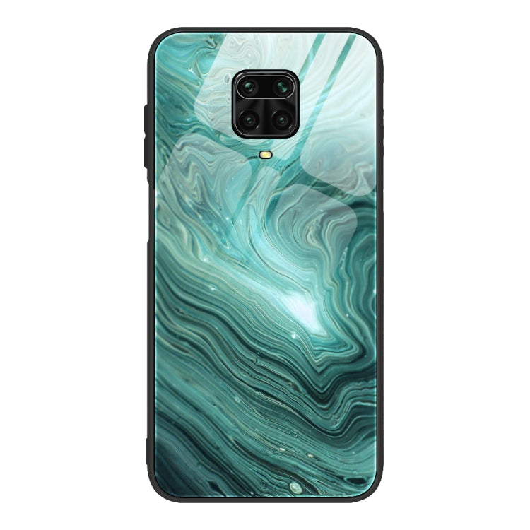 Custodia vetro con motivo marmo per Xiaomi Redmi Note 9