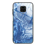 Custodia vetro con motivo marmo per Xiaomi Redmi Note 9