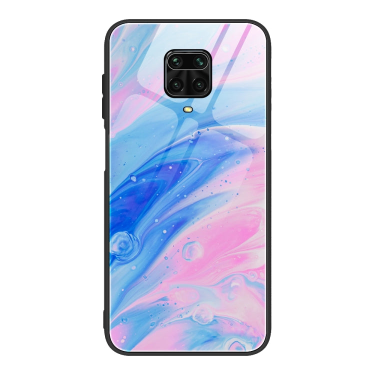 Custodia vetro con motivo marmo per Xiaomi Redmi Note 9