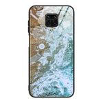 Custodia vetro con motivo marmo per Xiaomi Redmi Note 9