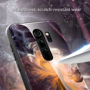 Custodia protettiva in vetro con motivo in marmo, For Xiaomi Redmi Note 8 Pro, For Xiaomi Redmi Note 8T