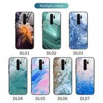 Custodia vetro protettiva motivo marmo per Xiaomi Redmi Note 8T