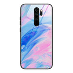 Custodia vetro protettiva motivo marmo per Xiaomi Redmi Note 8T