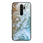 Custodia vetro protettiva motivo marmo per Xiaomi Redmi Note 8T