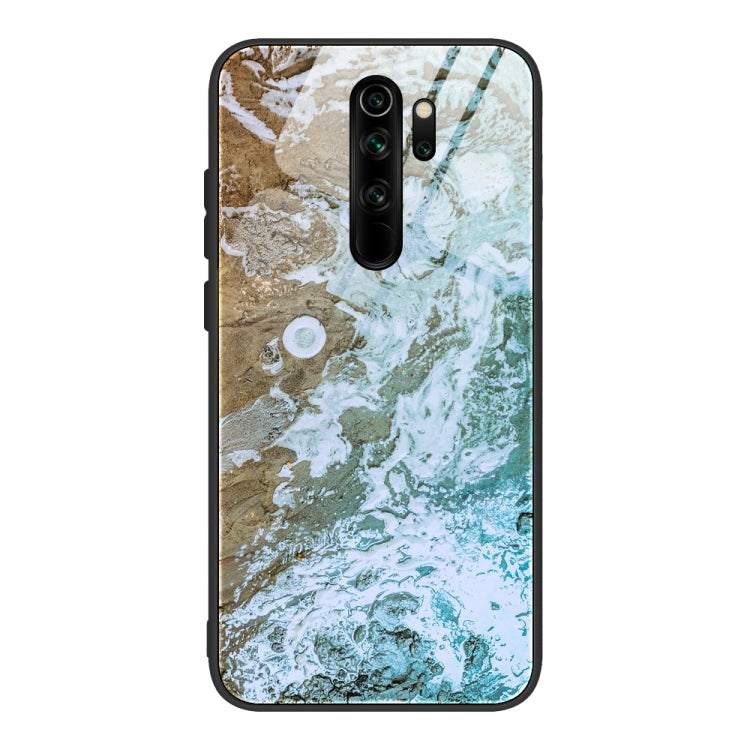 Custodia vetro protettiva motivo marmo per Xiaomi Redmi Note 8T