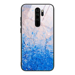 Custodia vetro protettiva motivo marmo per Xiaomi Redmi Note 8T