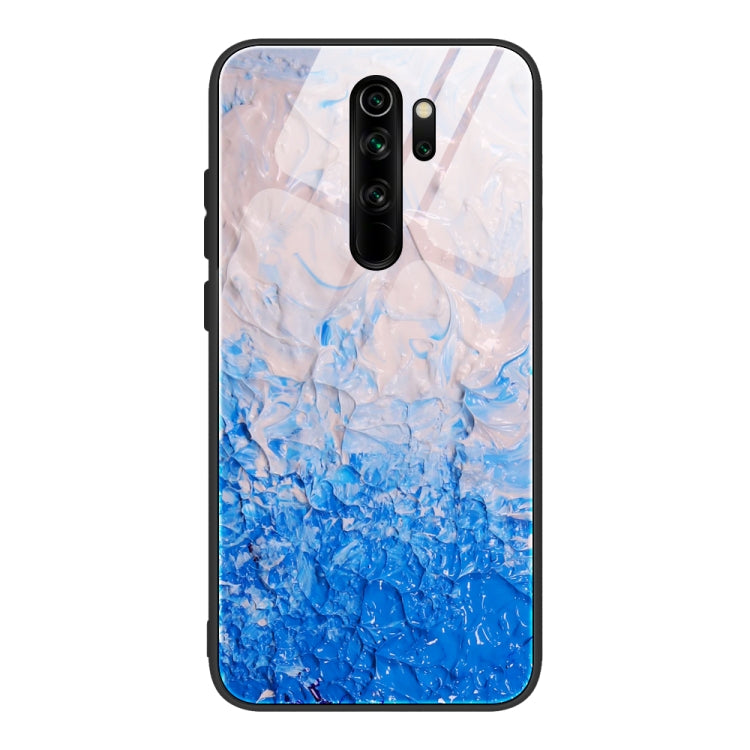Custodia vetro protettiva motivo marmo per Xiaomi Redmi Note 8T