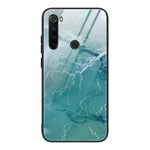 Custodia vetro protettiva motivo marmo per Xiaomi Redmi Note 8T