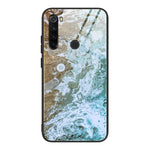 Custodia vetro protettiva motivo marmo per Xiaomi Redmi Note 8T