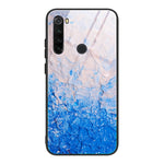 Custodia vetro protettiva motivo marmo per Xiaomi Redmi Note 8T