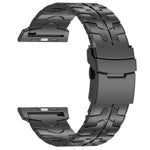 Cinturino per orologio in lega di titanio da 26 mm con fibbia piatta a sgancio rapido., For Apple Watch 46mm / 49mm / 45mm / 44mm