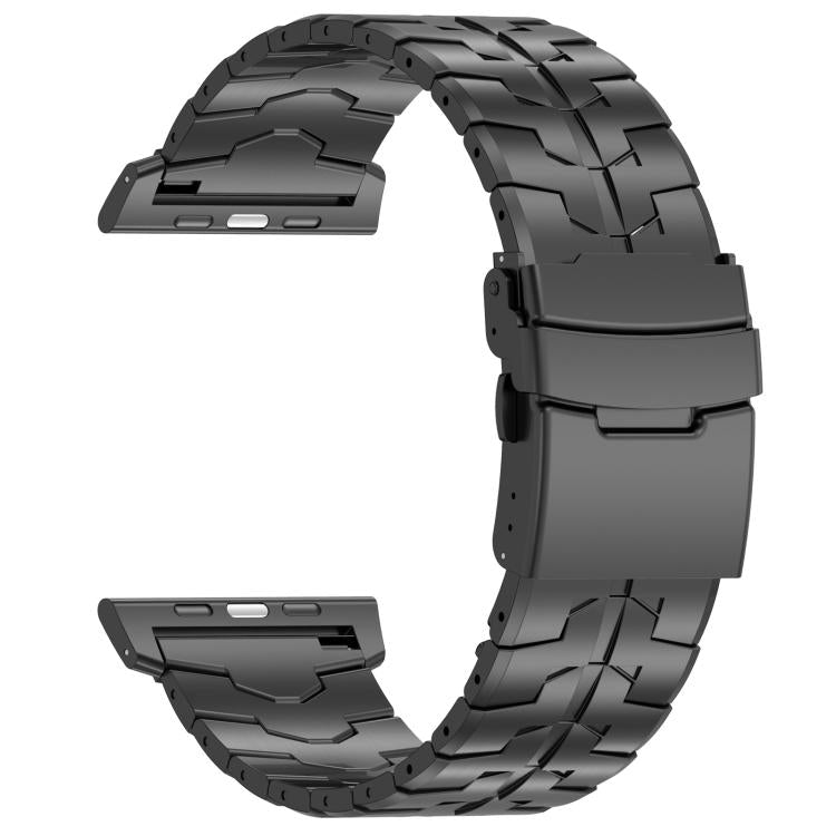Cinturino per orologio in lega di titanio da 26 mm con fibbia piatta a sgancio rapido., For Apple Watch 46mm / 49mm / 45mm / 44mm