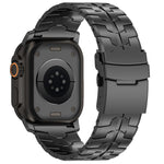 Cinturino per orologio in lega di titanio da 26 mm con fibbia piatta a sgancio rapido., For Apple Watch 46mm / 49mm / 45mm / 44mm