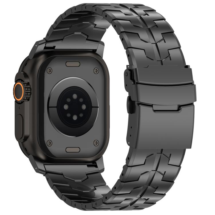 Cinturino per orologio in lega di titanio da 26 mm con fibbia piatta a sgancio rapido., For Apple Watch 46mm / 49mm / 45mm / 44mm