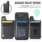 Custodia per telefono rimovibile con tasca per carte RFID MagSafe serie K3 di MAGKING., For iPhone 17e / 16e, For iPhone 17, For iPhone 16 Pro Max, For iPhone 16 Pro