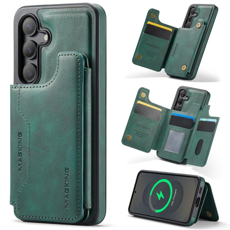 Custodia per telefono rimovibile con tasca per carte RFID MagSafe serie K3 di MAGKING., For Samsung Galaxy S25 Edge 5G, For Samsung Galaxy S25 5G, For Samsung Galaxy S25+ 5G, For Samsung Galaxy S25 Ultra 5G
