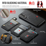 Custodia per telefono rimovibile con tasca per carte RFID MagSafe serie K3 di MAGKING., For Samsung Galaxy S25 Edge 5G, For Samsung Galaxy S25 5G, For Samsung Galaxy S25+ 5G, For Samsung Galaxy S25 Ultra 5G