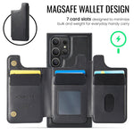 Custodia per telefono rimovibile con tasca per carte RFID MagSafe serie K3 di MAGKING., For Samsung Galaxy S23 Ultra 5G