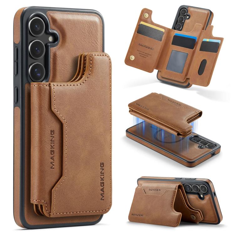 Custodia per telefono rimovibile con tasca per carte RFID MagSafe serie K3 di MAGKING., For Samsung Galaxy S26+ 5G, For Samsung Galaxy S26 Ultra 5G, For Samsung Galaxy S26 5G, For Samsung Galaxy S25 FE 5G