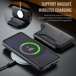 Custodia per telefono rimovibile con tasca per carte RFID MagSafe serie K3 di MAGKING., For Samsung Galaxy S24 FE 5G, For Samsung Galaxy S24 Ultra 5G, For Samsung Galaxy S24+ 5G, For Samsung Galaxy S24 5G