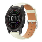 Cinturino per orologio xDfind Flat Head Black Shark in pelle a grana fine, For Garmin Fenix 8/7/6/5 22mm 20mm, For Garmin Fenix 8/7X/6X/5X 26mm 22mm, For Garmin Forerunner 220/735/735XT/230/235 20mm, For Garmin Forerunner 35/30/35j 20mm