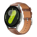 Cinturino per orologio xDfind Flat Head Black Shark in pelle a grana fine, For Samsung Galaxy Watch Ultra / Ultra 2025, For Samsung Galaxy Watch8 / Watch8 Classic, For Samsung Galaxy Watch7 / FE / 6 / 5 / 4, For Samsung Galaxy Fit3