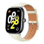 Cinturino per orologio xDfind Flat Head Black Shark in pelle a grana fine, For Xiaomi Band 10 Pro / 9 Pro / Redmi Watch 6, For Redmi Watch 3 Active / Lite 20mm, For Redmi Watch 3 20mm